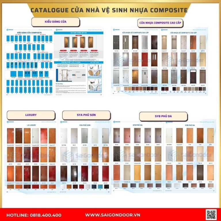 Catalog cửa nhà vệ sinh nhựa composite tại Sóc Trăng Catalog cửa nhà vệ sinh nhựa composite