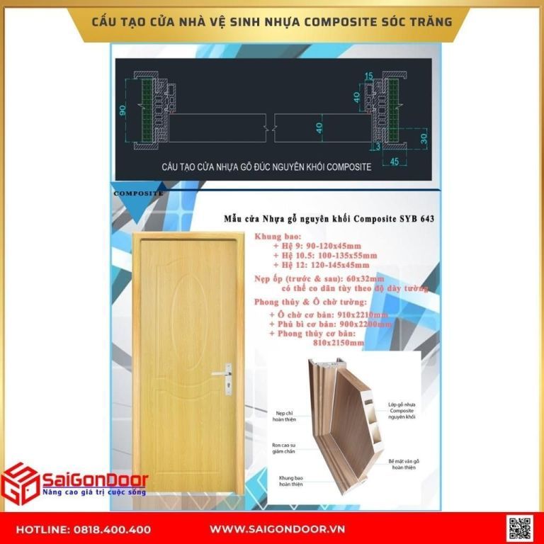 Cấu tạo cửa nhà vệ sinh nhựa composite Sóc Trăng Cấu tạo cửa nhà vệ sinh nhựa composite Sóc Trăng