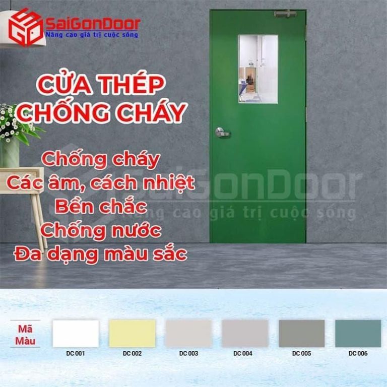 Cửa thép chống cháy tại An Giang: 3+Tiêu chuẩn và phân loại 10 Saigondoor - Đơn vị cung cấp cửa thép chống cháy hàng đầu Việt Nam