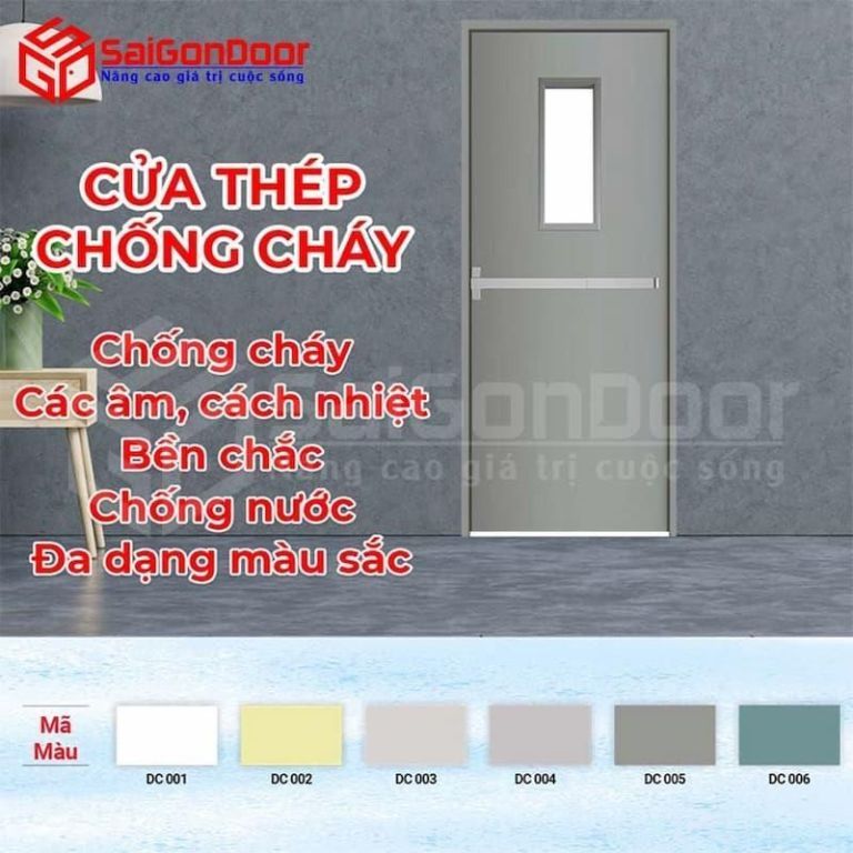 Cửa chống cháy tại Cà Mau: Top 4+ Lưu ý khi mua cửa cần biết 14 Giá thành cửa chống cháy tại Cà Mau