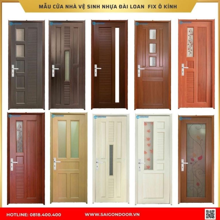 Mẫu cửa nhà vệ sinh nhựa Đài Loan được ưa chuộng tại Sóc Trăng Mẫu cửa nhà vệ sinh nhựa Đài Loan được ưa chuộng
