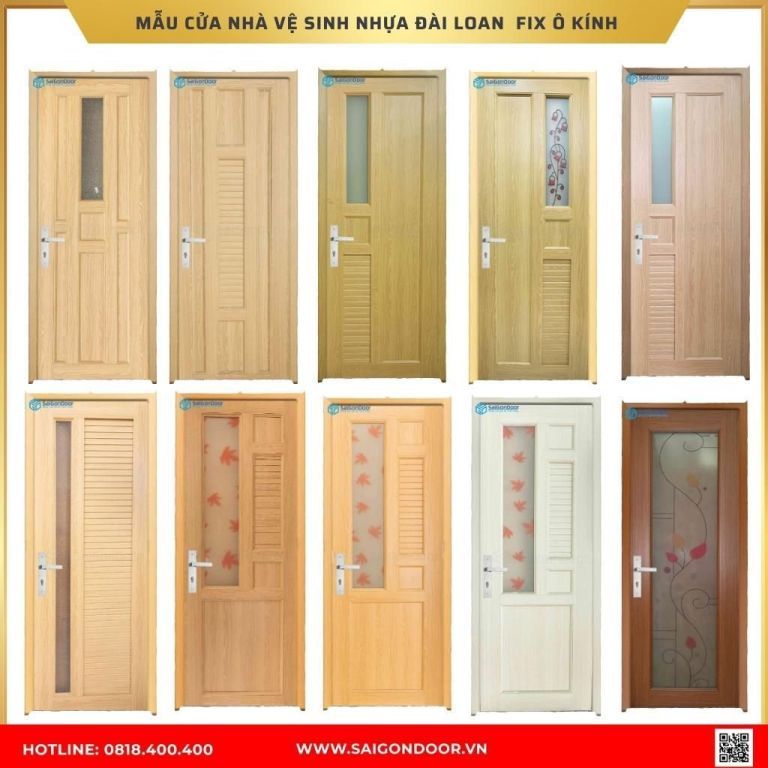 Mẫu cửa nhà vệ sinh nhựa Đài Loan được ưa chuộng tại Sóc Trăng Mẫu cửa nhà vệ sinh nhựa Đài Loan được ưa chuộng