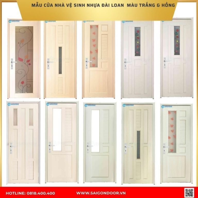 Mẫu cửa nhà vệ sinh nhựa Đài Loan được ưa chuộng tại Sóc Trăng Mẫu cửa nhà vệ sinh nhựa Đài Loan được ưa chuộng