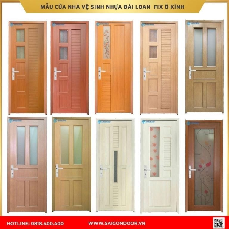 Mẫu cửa nhà vệ sinh nhựa Đài Loan được ưa chuộng tại Sóc Trăng Mẫu cửa nhà vệ sinh nhựa Đài Loan được ưa chuộng