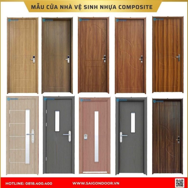 Mẫu cửa nhà vệ sinh nhựa composite được ưa chuộng tại Trà Vinh Mẫu cửa nhà vệ sinh nhựa composite được ưa chuộng