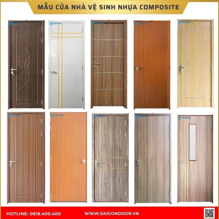 Mẫu cửa nhà vệ sinh nhựa composite được ưa chuộng tại Trà Vinh Mẫu cửa nhà vệ sinh nhựa composite được ưa chuộng