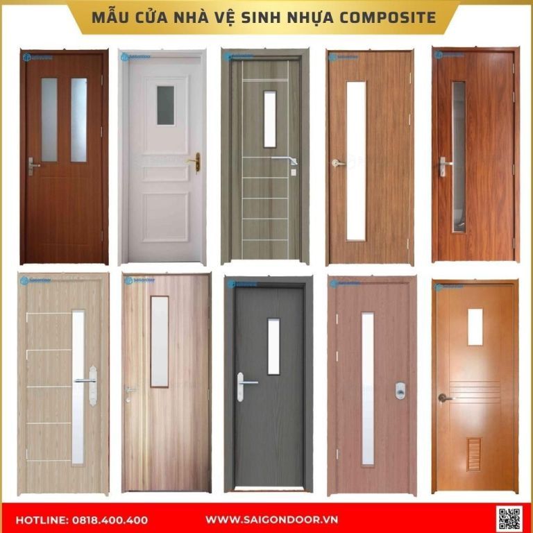 Mẫu cửa nhà vệ sinh nhựa composite được ưa chuộng tại Long An Mẫu cửa nhà vệ sinh nhựa composite được ưa chuộng
