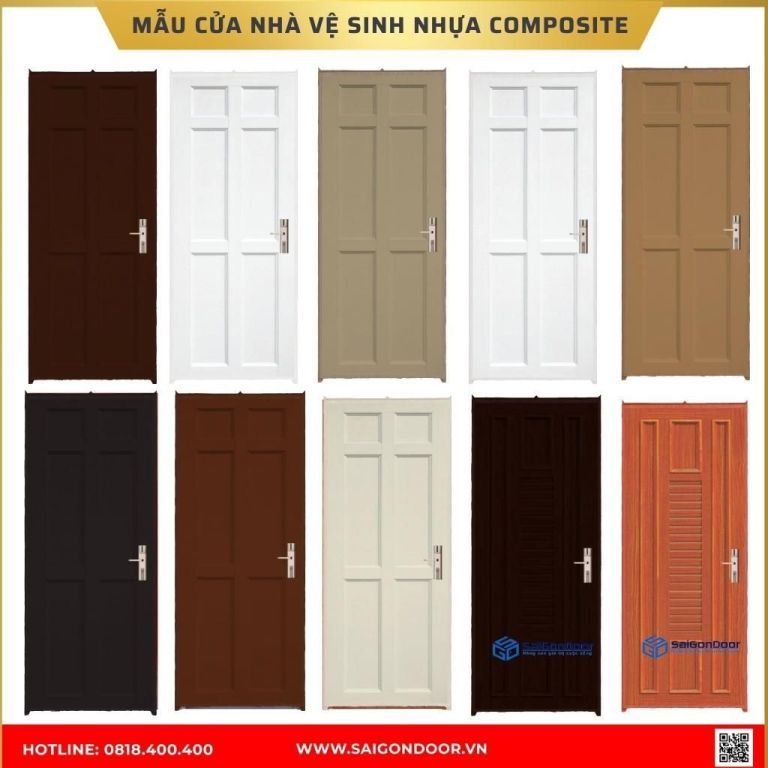 Mẫu cửa nhà vệ sinh nhựa composite được ưa chuộng tại Sóc Trăng Mẫu cửa nhà vệ sinh nhựa composite được ưa chuộng
