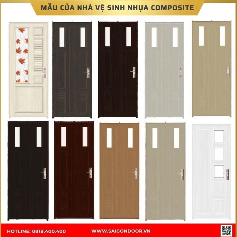 Mẫu cửa nhà vệ sinh nhựa composite được ưa chuộng tại Sóc Trăng Mẫu cửa nhà vệ sinh nhựa composite được ưa chuộng