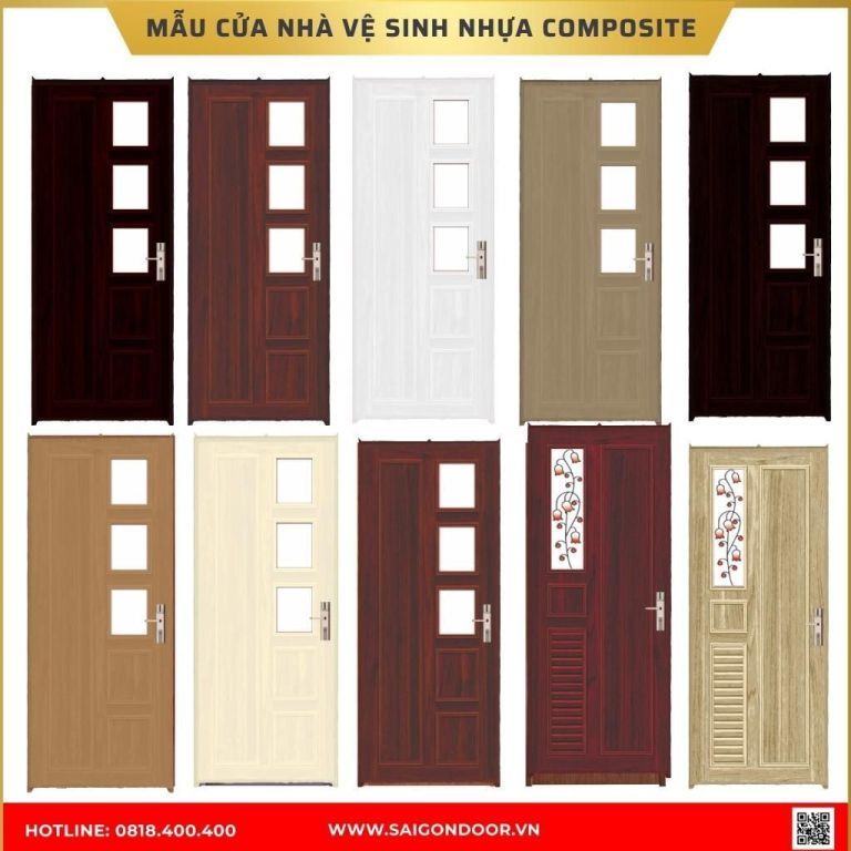 Mẫu cửa nhà vệ sinh nhựa composite được ưa chuộng tại Sóc Trăng Mẫu cửa nhà vệ sinh nhựa composite được ưa chuộng