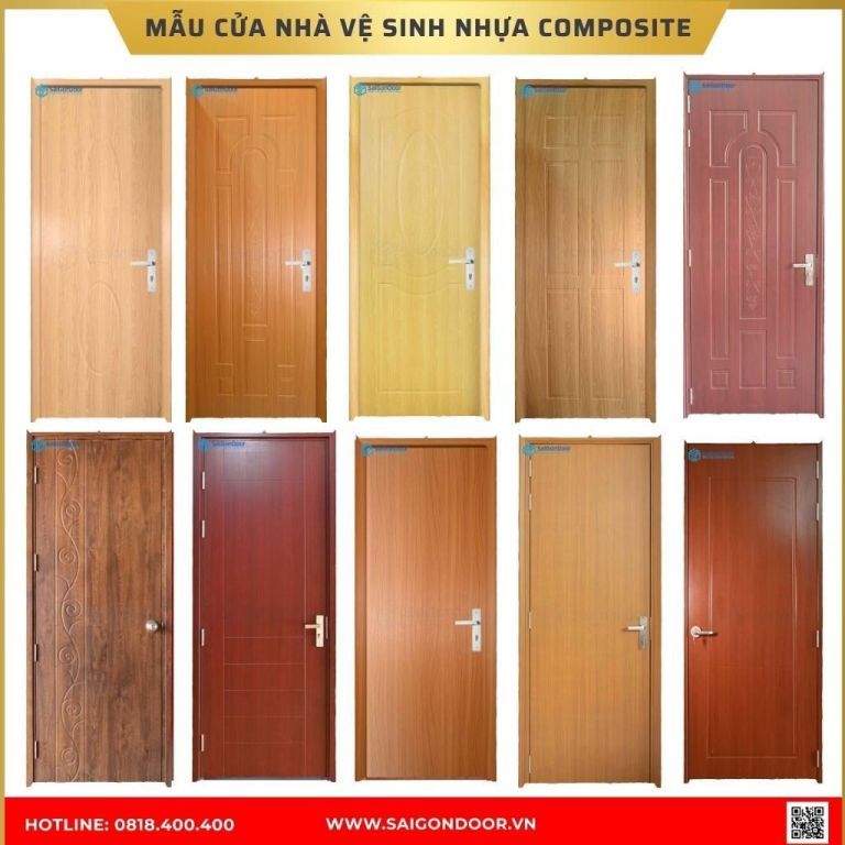 Mẫu cửa nhà vệ sinh nhựa composite được ưa chuộng tại Bà Rịa Vũng Tàu Mẫu cửa nhà vệ sinh nhựa composite được ưa chuộng