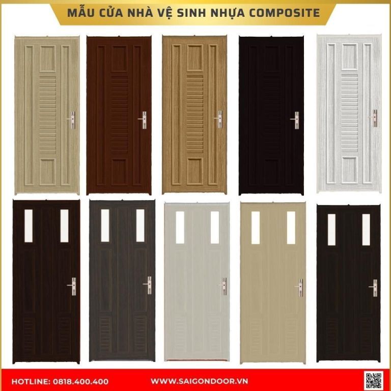Mẫu cửa nhà vệ sinh nhựa composite được ưa chuộng tại Sóc Trăng Mẫu cửa nhà vệ sinh nhựa composite được ưa chuộng