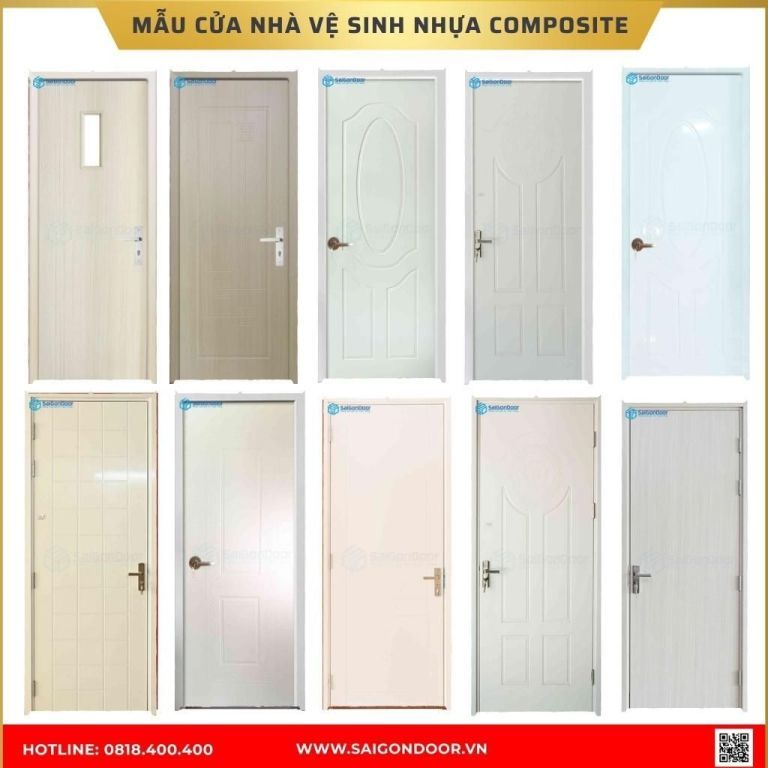 Mẫu cửa nhà vệ sinh nhựa composite được ưa chuộng tại Trà Vinh Mẫu cửa nhà vệ sinh nhựa composite được ưa chuộng