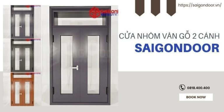 Báo Giá Top 100+ Mẫu Cửa Nhôm Vân Gỗ 2 Cánh Mới Nhất 2024 18 Các mẫu cửa được yêu thích trên thị trường