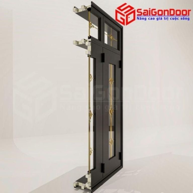 Cửa Nhôm Giả Gỗ - Cập Nhật Bảng Giá Mới Nhất Tháng 11/2024 14 Cấu tạo các mẫu cửa nhôm giả gỗ