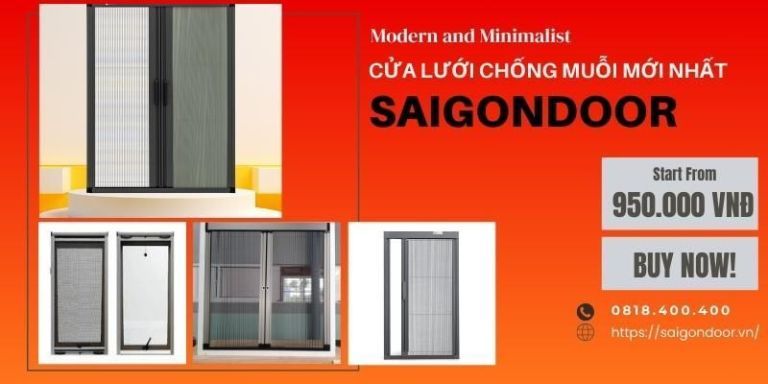 Bảng Giá Cửa Lưới Chống Muỗi Mới Nhất Cập Nhật T12/2024 27 Có tính ứng dụng cao, lắp đặt linh hoạt