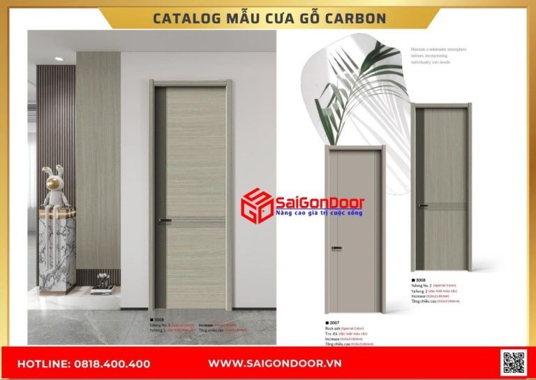 Catalog cửa gỗ carbon Catalog cửa gỗ carbon