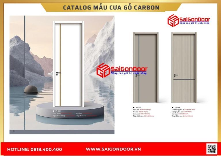 Catalog cửa gỗ carbon cua go carbon13