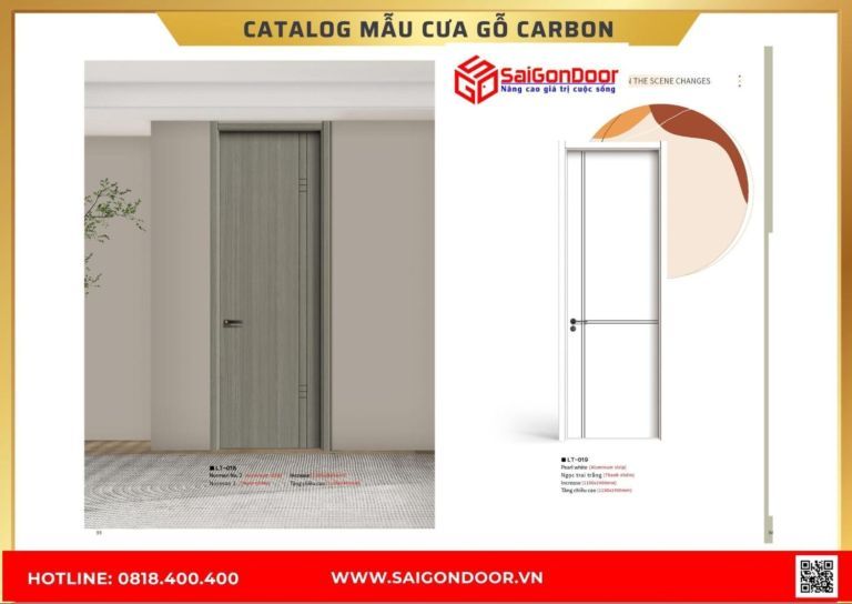 Catalog cửa gỗ carbon cua go carbon17