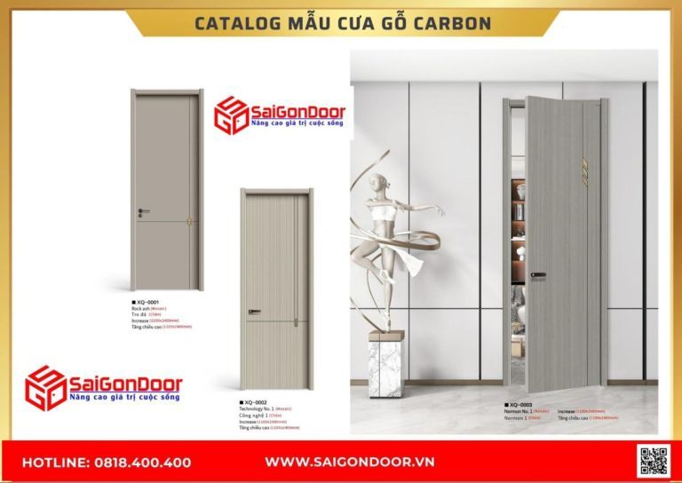 Catalog cửa gỗ carbon Catalog cửa gỗ carbon