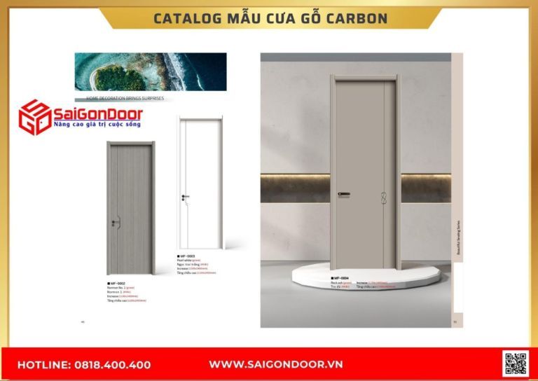 Catalog cửa gỗ carbon cua go carbon24