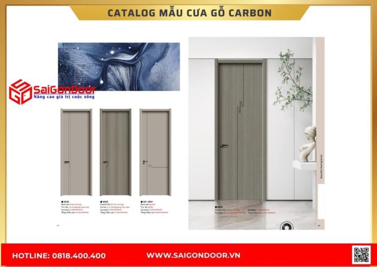 Catalog cửa gỗ carbon Catalog cửa gỗ carbon