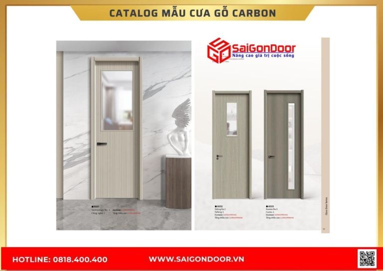 Catalog cửa gỗ carbon cua go carbon26