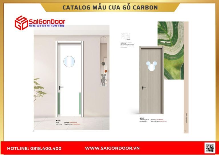 Catalog cửa gỗ carbon Catalog cửa gỗ carbon