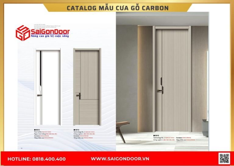Catalog cửa gỗ carbon Catalog cửa gỗ carbon