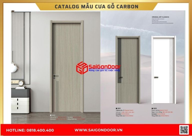 Catalog cửa gỗ carbon Catalog cửa gỗ carbon