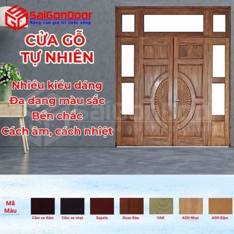 So sánh cửa composite với cửa gỗ lim Nam Phi: Loại nào tốt? 9 Cửa gỗ lim Nam Phi - Cửa gỗ tự nhiên Tali