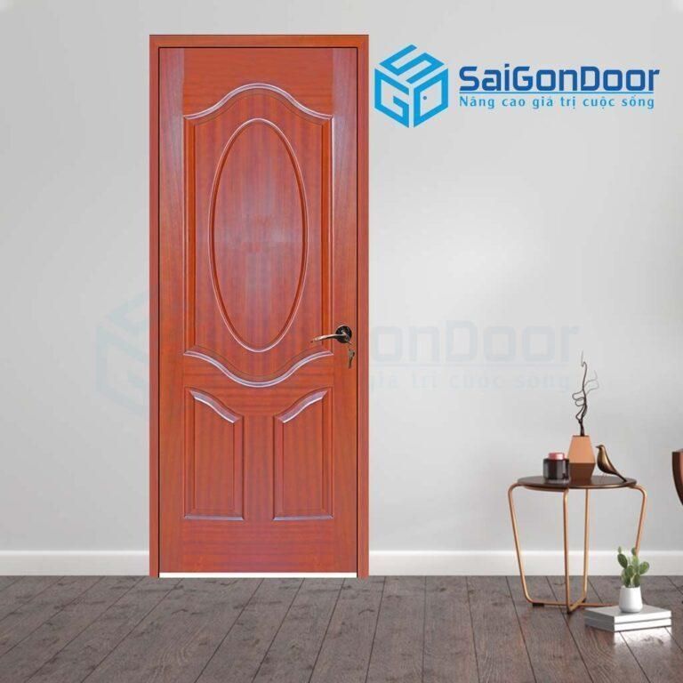 cửa sắt giả gỗ Cà Mau Cửa sắt với những đường vân giống với vân gỗ tự nhiên