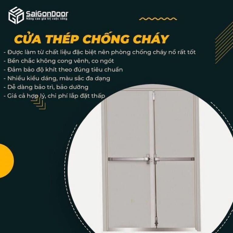 Cửa thép chống cháy tại Bạc Liêu: Ngăn lửa cháy từ 90’-120’ 7 Có nên sử dụng cửa thép chống cháy?