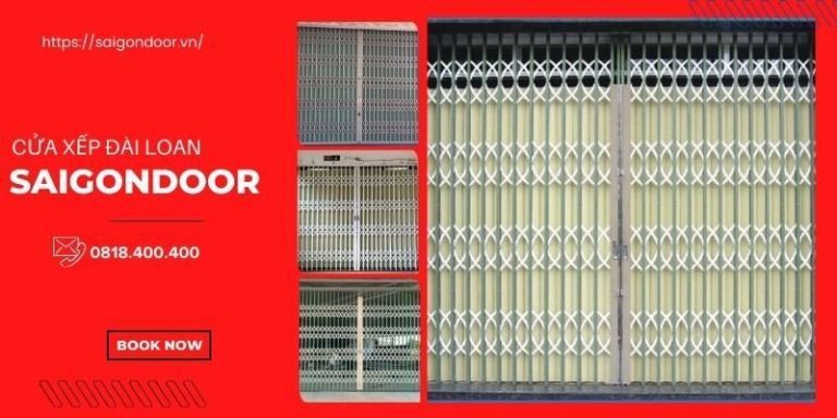 Cửa Xếp Đài Loan - Bảng Báo Giá Cập Nhật Chi Tiết T12/2024 24 Địa chỉ mua hàng uy tín nhất hiện nay