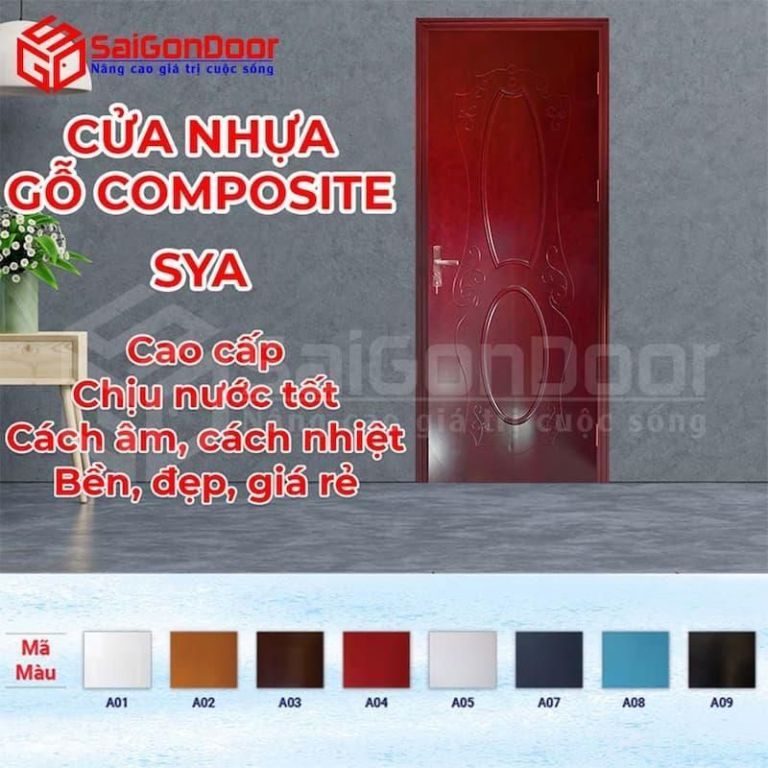 So sánh cửa nhựa composite và cửa abs: Nên sử dụng loại nào? 7 Mẫu cửa nhựa composite được yêu thích hiện nay