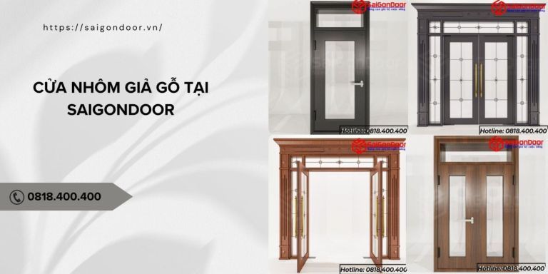Cửa Nhôm Giả Gỗ - Cập Nhật Bảng Giá Mới Nhất Tháng 11/2024 22 Mua cửa nhôm cao cấp tại SaiGonDoor