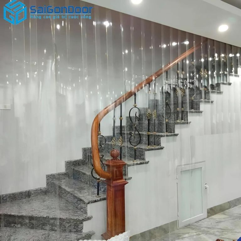 Rèm Ngăn Lạnh Kéo - Top 4+ Mẫu Rèm Hot Và Bảng Giá T12/2024 17 Rèm ngăn lạnh nhựa PVC chất lượng