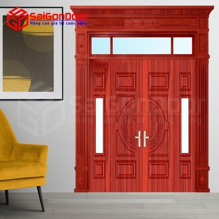 Cửa Thép Vân Gỗ Cần Thơ - Bảng Báo Giá Chi Tiết Mới Nhất 12 SaiGonDoor - Địa chỉ mua cửa thép vân gỗ Cần Thơ uy tín, tin cậy