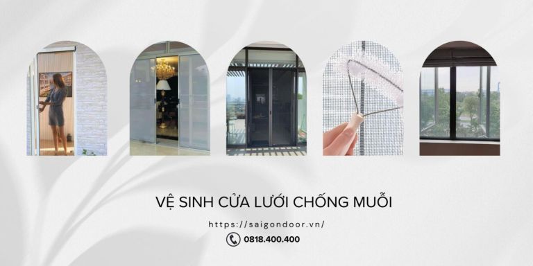 Cách Vệ Sinh Cửa Lưới Chống Muỗi & 4 Lưu Ý Quan Trọng 6 Vệ sinh cửa lưới chống muõi