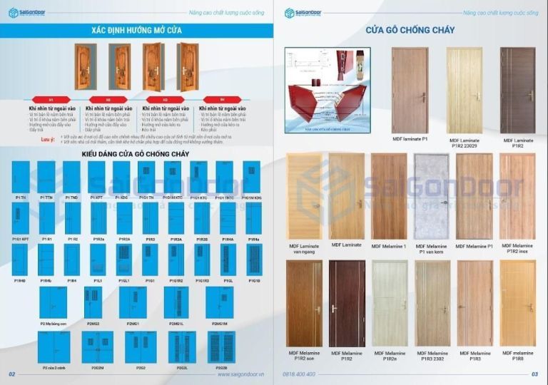 Catalog cửa gỗ công nghiệp Catalog cửa gỗ công nghiệp