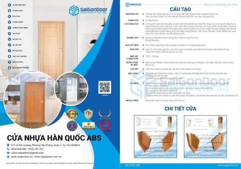 Catalog cửa nhựa ABS Hàn Quốc Catalog cửa nhựa ABS Hàn Quốc
