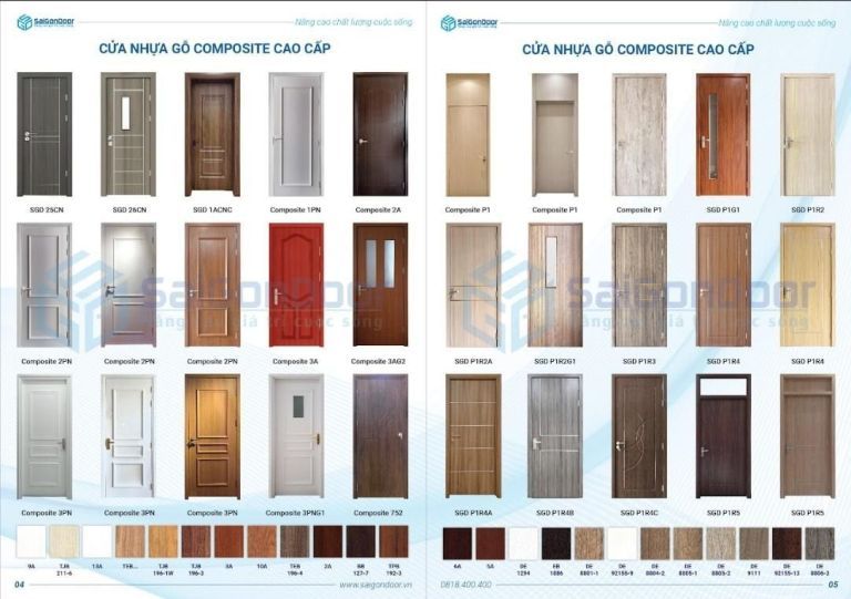 Catalog cửa nhựa composite Catalog cửa nhựa composite