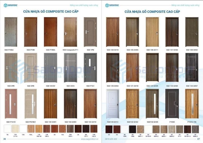 Catalog cửa nhựa composite Catalog cửa nhựa composite