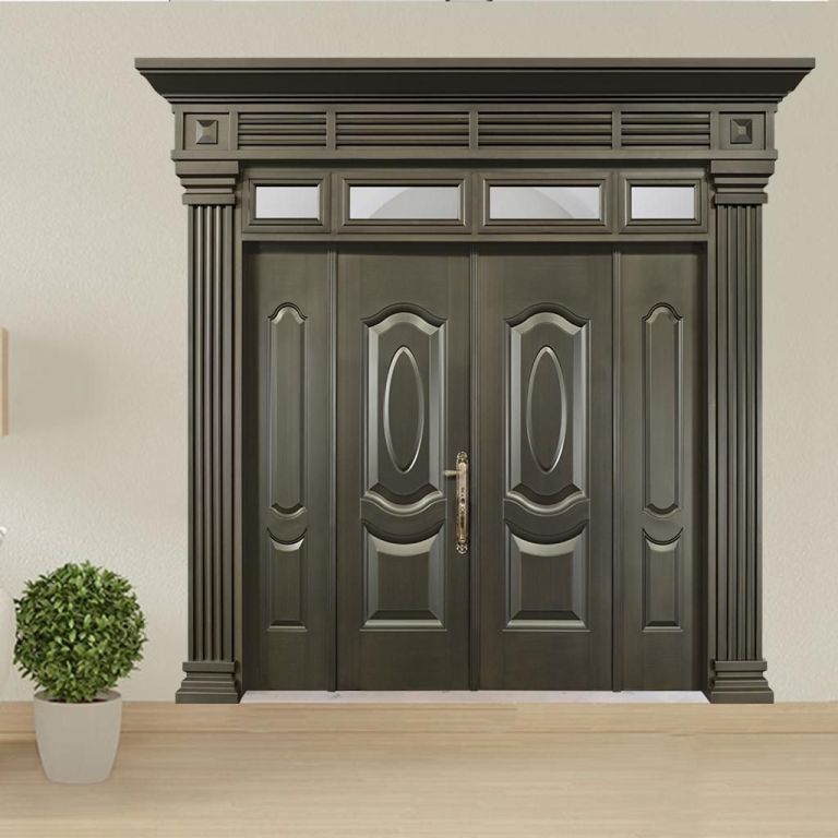 Xưởng Cửa Sắt Giả Gỗ Bình Phước Lớn Nhất, Giá Tốt Nhất 8 Cửa sắt giả gỗ đảm bảo yếu tố phong thủy