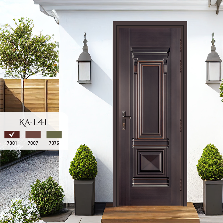 Xưởng Cửa Thép Giả Gỗ Bình Dương Siêu Bền, Giá Tốt Nhất 11 Cửa thép vân gỗ bền đến 50 năm