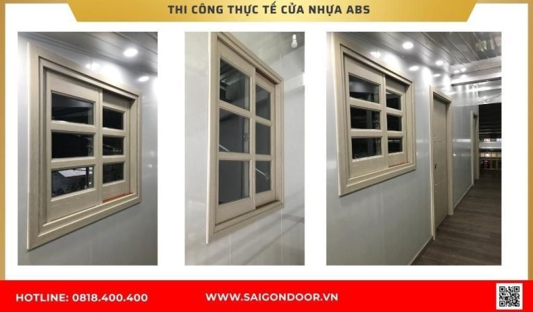 Hình ảnh thi công thực tế cửa nhựa ABS Hàn Quốc An Giang Hình ảnh thi công thực tế cửa nhựa ABS Hàn Quốc