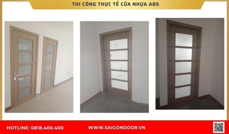 Hình ảnh thi công thực tế cửa nhựa ABS Hàn Quốc An Giang Hình ảnh thi công thực tế cửa nhựa ABS Hàn Quốc