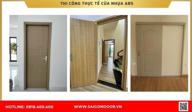Hình ảnh thi công thực tế cửa nhựa ABS Hàn Quốc Cà Mau Hình ảnh thi công thực tế cửa nhựa ABS Hàn Quốc