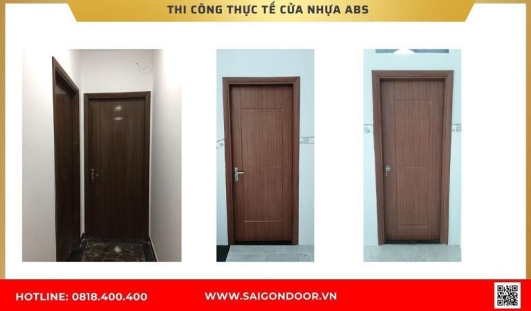 Hình ảnh thi công thực tế cửa nhựa ABS Hàn Quốc Cà Mau Hình ảnh thi công thực tế cửa nhựa ABS Hàn Quốc