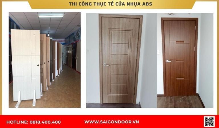 Hình ảnh thi công thực tế cửa nhựa ABS Hàn Quốc Cần Thơ Hình ảnh thi công thực tế cửa nhựa ABS Hàn Quốc